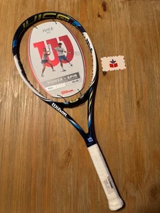 Raquette Wilson Juice 100 16x18 (304 g) Cordée -manche 2 - Neuve - Imagen 1 de 15