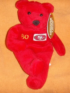 JERRY RICE SAN FRANCISO NEW  1999 RED BEAR SALVINOS BAMMERS MWMT FREE SHIP - Picture 1 of 2