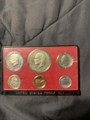 1974-S US Mint Proof Set 6 Coin Set OGP Original Government Packaging - Image 1 of 4