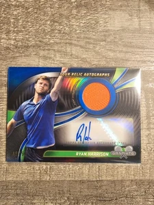 2024 Topps Graphite Tennis Ryan Harrison Blue Auto Relics /50 - Bild 1 von 2