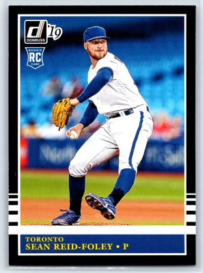 2019 Donruss Sean Reid-Foley Rookie Toronto Blue Jays RC #219 - Image 1 of 2