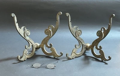 Pair of Large Antique Victorian Hall Tree Hooks - Image 1 of 4