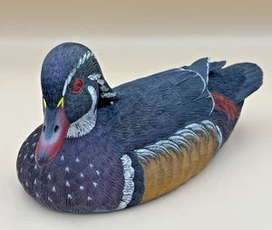 John Ruthven 1989 Holz Ente Köder Figur Starlite Originals Wildlife Art 8X4X4 - Bild 1 von 7