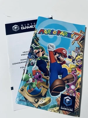 Mario Party 7 (GameCube, 2005) Manual Only Authentic - Image 1 of 2