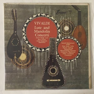 ANTON STINGL - VIVALDI LUTE AND MANDOLIN CONCERTI - 1968 MEXICAN LP CLASSICAL - Picture 1 of 5