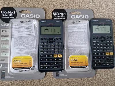 2 x Casio FX83GTX Scientific Calculator 276 Functions - New - Image 1 of 2