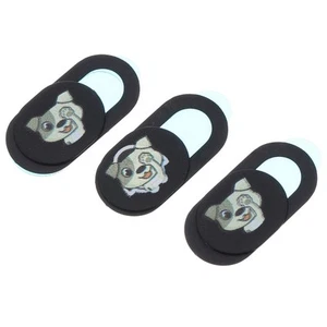 3 PCs Deckungsabdeckung Dia Hundemuster Privatsphäre Schutz Webcam Cover - Afbeelding 1 van 12