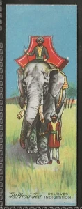 TYPHOO (TEA)-ANIMAL FRIENDS OF MAN 1927-#11- HINDU & HIS ELEPHANT  - Picture 1 of 2