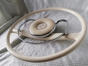 Mercedes Steering Wheel W108 W109 W110 W111 W112 W113 Pagode Ivory 250 Se Sl - Picture 1 of 17