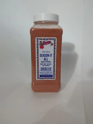 Contenedor de plástico original de 32 onzas Bolner's Fiesta Season-It-All Family Foto 1 de 2