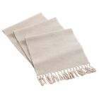 Cotton Linen Fringe Table Runner,Woven Decorative Table Runners, Macrame Ta A9w5