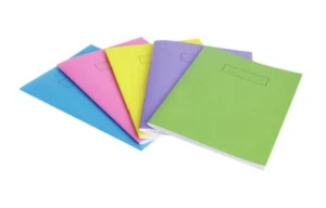1x Silvine A5 farbig liniert Schulheft bunte Farben Hausaufgaben Notizbuch - Bild 1 von 3