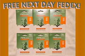 6 Mint Mobile Prepaid SIM Cards with 5GB of Data for 3 Months Total - Picture 1 of 5