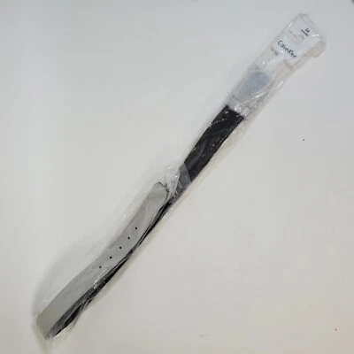 Cinto de couro reversível Calvin Klein tamanho 34 preto/branco - Imagem 1 de 4