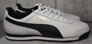 Puma Roma Basic 35357204 Mens White Synthetic Lifestyle Sneakers Shoes Size 14 - Picture 1 of 6