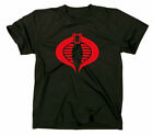 Kultowy t-shirt GI Joe Cobra Commander G.I. Wąż Kobra Wąż Wąż Logo Fan Shirt