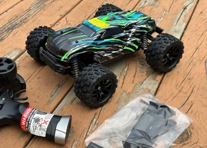All Terrain RC Car 18859 36 KPH High Speed 4WD With blue Truggy style Body-NEW - Picture 1 of 5