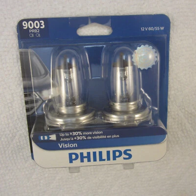 Paquete de 2 bombillas de faros Philips More Vision 9003PRB2 60/55W 12V. Foto 1 de 4