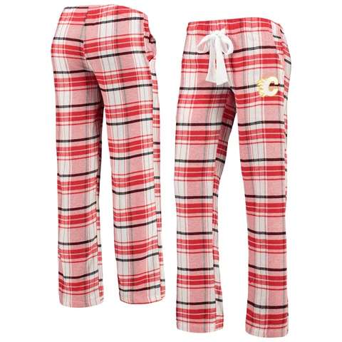 Women's Concepts Sport Red/Black Calgary Flames Accolade Flannel Pants Cover