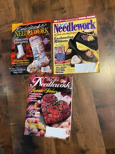 Vintage Needlework Magazine McCall’s1996 & 1997 Lot of Three Craft Magazines - Imagen 1 de 3