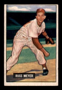 1951 Bowman Baseball #75 Russ Meyer EX *f1