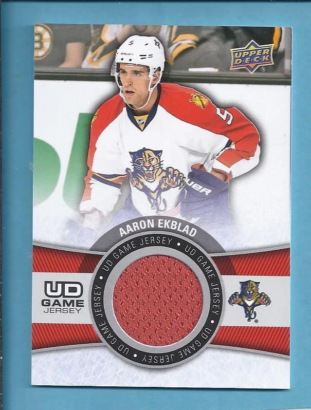 2015 Upper Deck Game Used  AARON EKBLAD  no.GJ-AE Panthers  - Image 1 of 1
