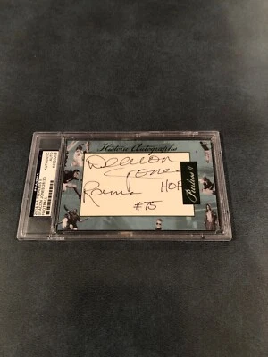 Deacon Jones 28/30 2014 Historic Autographs Peerless II - Image 1 of 2