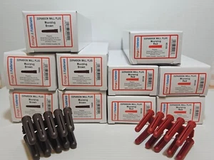 Spine di fissaggio a parete di espansione plastica 500 x 5,5 mm ROSSO e 500 x 7 mm marrone - Foto 1 di 1