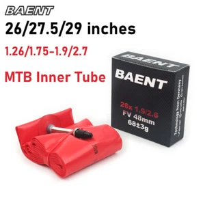 BAENT Ultralight Bicycle TPU Inner Tube Mountain Bike 26/27.5/29 Inch FV 48/60mm - Picture 1 of 14