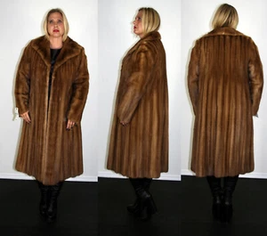 Demi Buff Mink Fur Coat Size Large L 8 10 Efurs4less - Picture 1 of 6