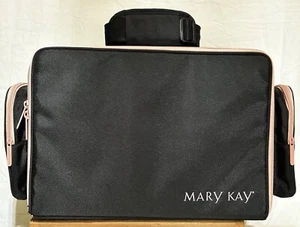 Mary Kay XL Consultant Case Travel Bag Tote Large Black Organizer Storage Makeup - Picture 1 of 16