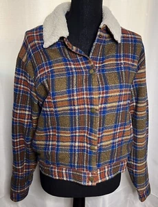 O’Neill Plaid Jacket Long Sleeve Multicolor Women’s Size XS - Picture 1 of 9