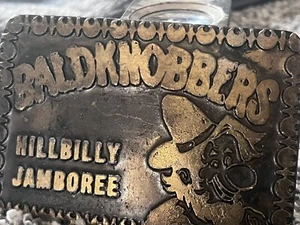 Baldknobbers Hillbilly Jamboree Brass Belt Buckle Large - Picture 1 of 5