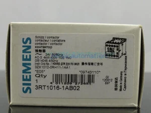1piece NEW Siemens 3RT1016-1AB02 AC24V Contactor - Picture 1 of 1