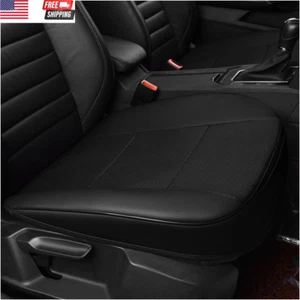 Car Seat Bottom Cover Pad, PU Leather Car Front Seat Protection Cover with Pocke - Picture 1 of 6