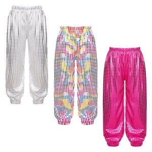 Kids Girls Sweatpants Modern Trousers Elastic Waistband Pants Skinny Bottoms - Picture 1 of 19