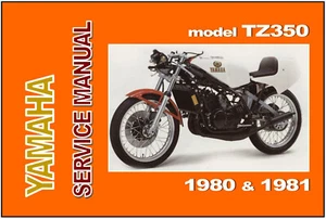 YAMAHA Workshop Manual TZ350 1980 1981 Service Repair Tuning TZ350G TZ350H - Picture 1 of 4