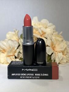 MAC Amplified Creme Lipstick - Brick-O-La 102 - FS NIB Authentic Fast/Free Ship