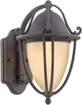 WL-2304 Portage Outdoor Wall Lantern, Natural Bronze - Image 1 of 2