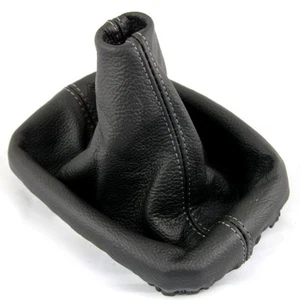 LAND ROVER FREELANDER MK2 2006-2014 MANUAL GREY STITCH GEAR STICK GAITER LEATHER - Picture 1 of 5