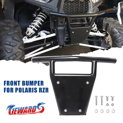 Protector de parachoques delantero mejorado para Polaris RZR XP XP4 1000 2014-2023 / Turbo negro Foto 1 de 4