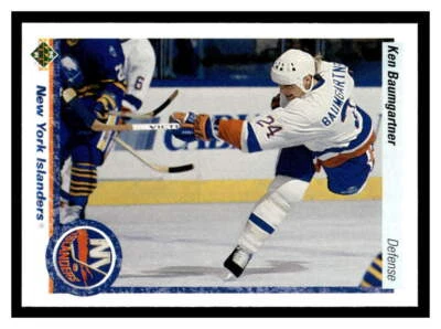1990 Upper Deck #439 Ken Baumgartner - New York Islanders RC - Image 1 of 2