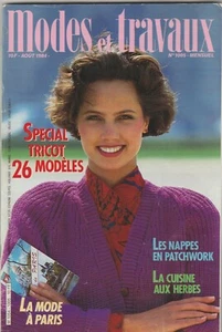 MODES ET TRAVAUX N°1005 Août 1984 spécial tricot crochet page poupées - Bild 1 von 3