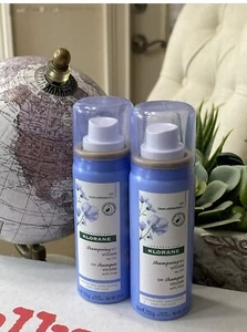 Klorane Dry Shampoo Volume with Flax 1.0 oz Set of 2 - Picture 1 of 2