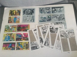 Lot de 6 dessins originaux avec premiers tirages couleur et calques Ultrason - Imagen 1 de 7
