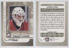 2010-11 ITG Between the Pipes Darren Pang #154