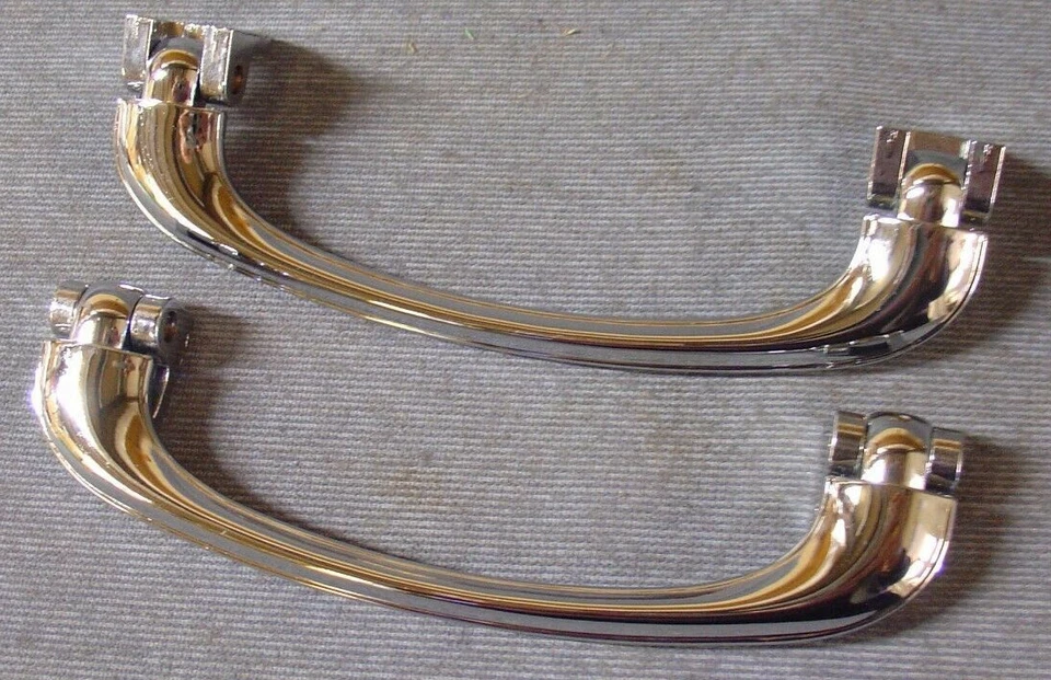 NUEVO PAR DE ASAS DE AGARRE INTERIOR CROMADAS PARA AUSTIN HEALEY 3000 BJ7 BJ8 Foto 1 de 1