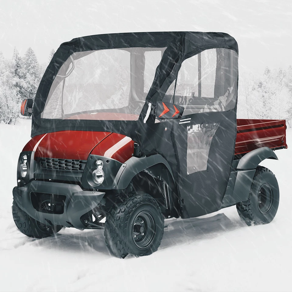 Cubierta de toldo UTV cabina cabina gabinete para Kawasaki Mule 600 610 2005-2016 4x4 XC Foto 1 de 4