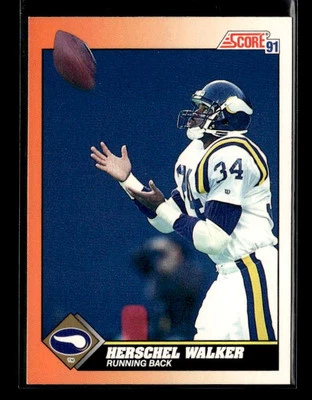 1991 Score #348 Herschel Walker Minnesota Vikings - Image 1 of 2