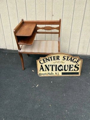 Silla de mesa telefónica banco chismes de arce 66829 Foto 1 de 4